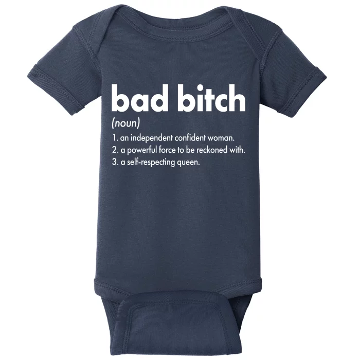 Bad Bitch Definition Baby Bodysuit