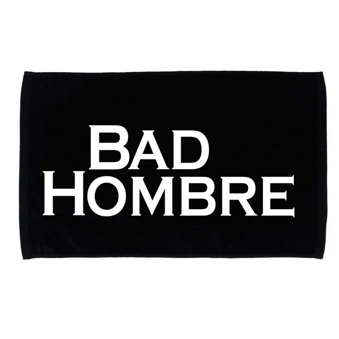 Bad Hombre Classy Logo Microfiber Hand Towel