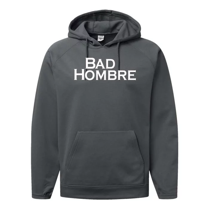 Bad Hombre Classy Logo Performance Fleece Hoodie