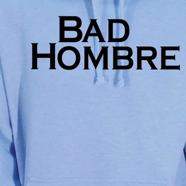 Bad Hombre Classy Logo Unisex Surf Hoodie