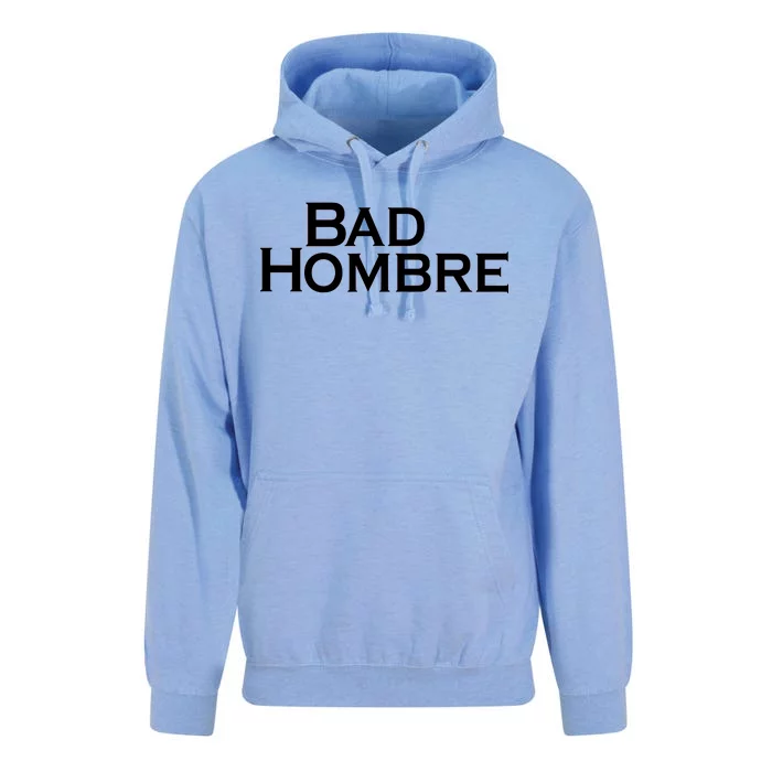 Bad Hombre Classy Logo Unisex Surf Hoodie