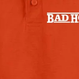 Bad Hombre Stamp Dry Zone Grid Performance Polo