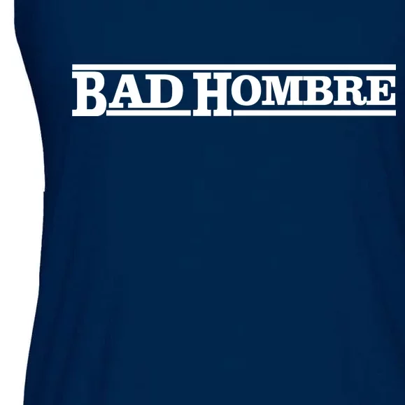 Bad Hombre Stamp Ladies Essential Flowy Tank