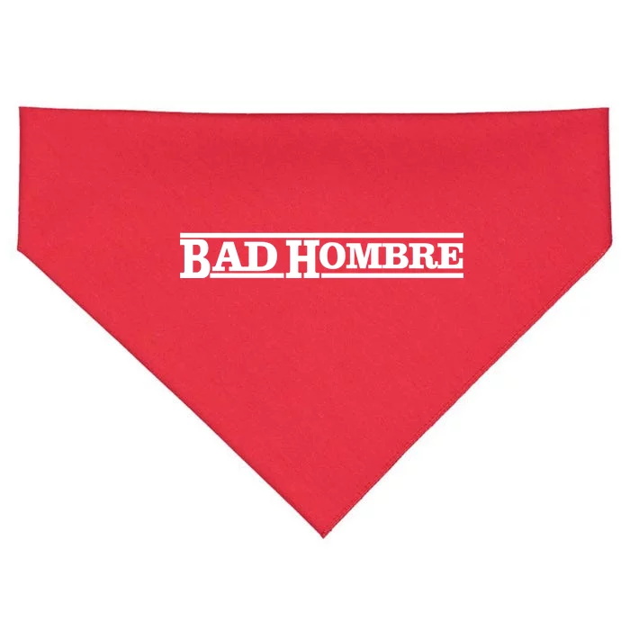 Bad Hombre Stamp USA-Made Doggie Bandana