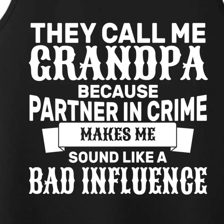 Bad Influence Grandpa Performance Tank