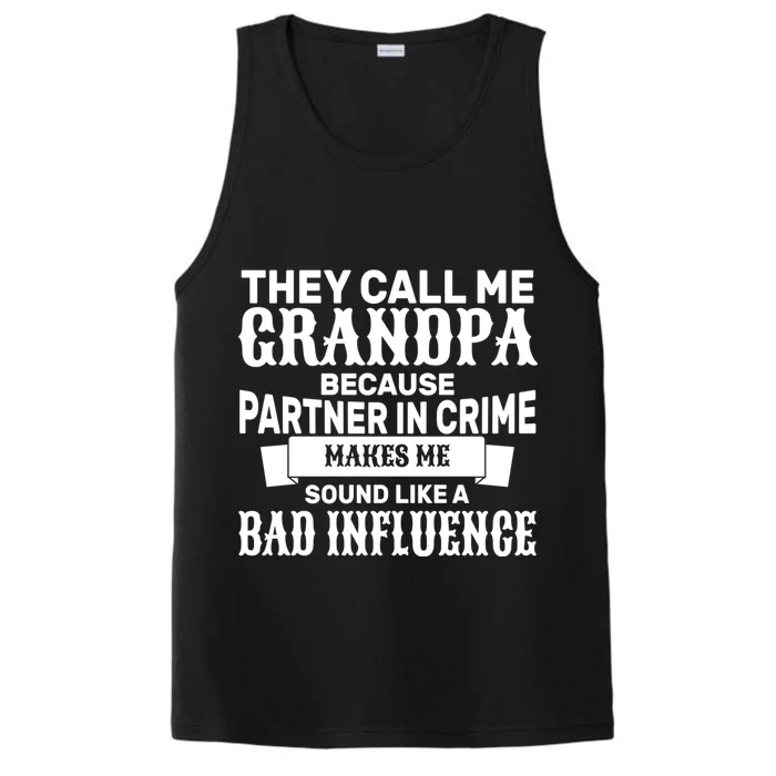 Bad Influence Grandpa Performance Tank