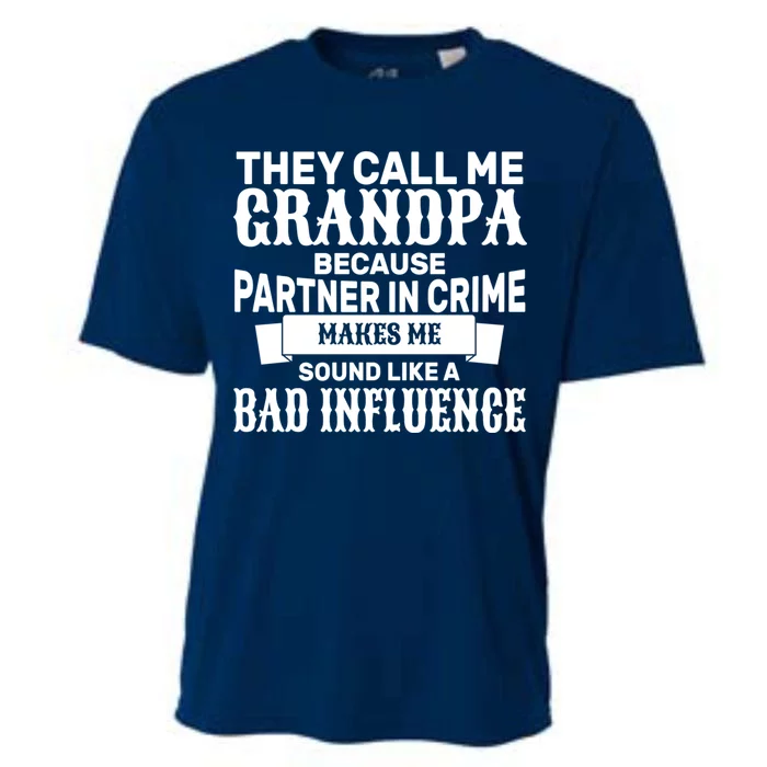 Bad Influence Grandpa Cooling Performance Crew T-Shirt