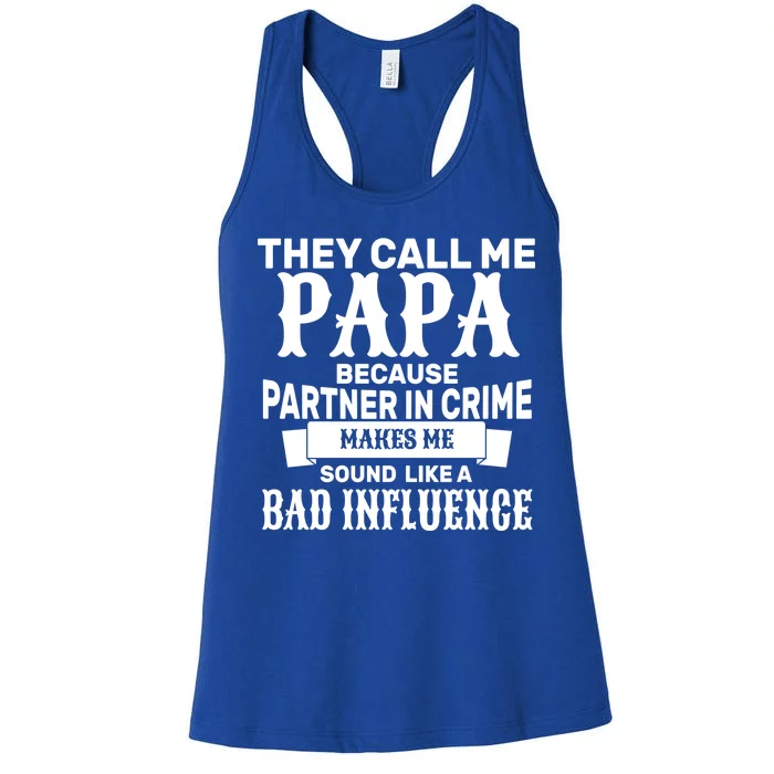 Bad Influence Papa Women's Racerback Tank