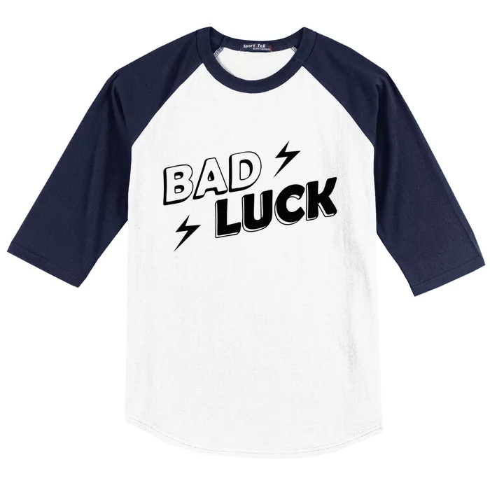 Bad Luck Lightning Baseball Sleeve Shirt