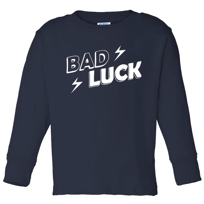 Bad Luck Lightning Toddler Long Sleeve Shirt