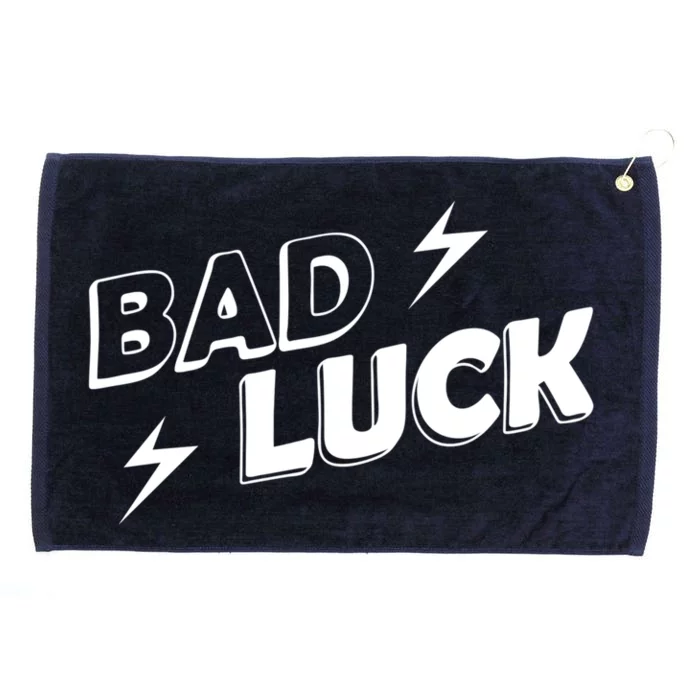 Bad Luck Lightning Grommeted Golf Towel