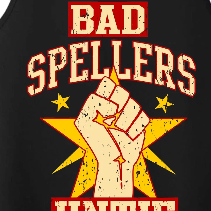 Bad Spellers Untie (Unite) Performance Tank