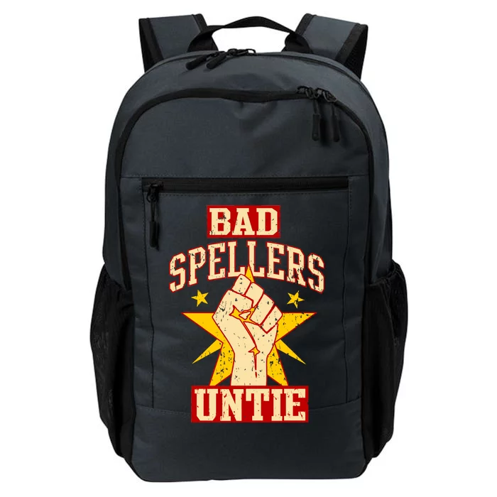 Bad Spellers Untie (Unite) Daily Commute Backpack