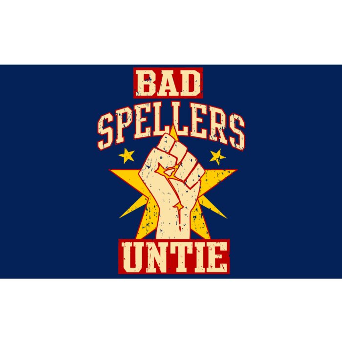 Bad Spellers Untie (Unite) Bumper Sticker