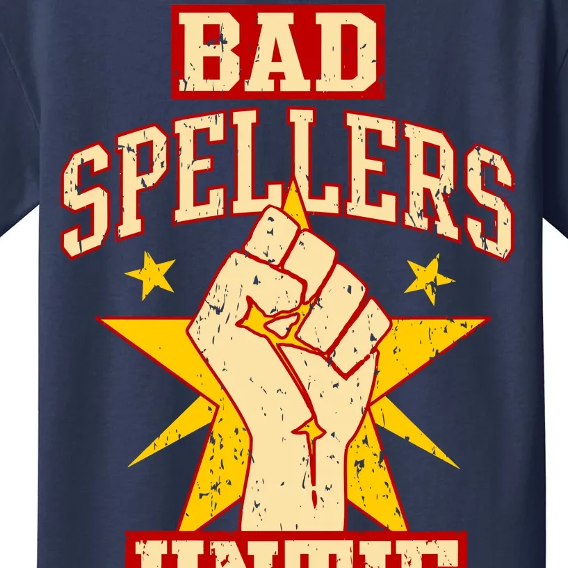 Bad Spellers Untie (Unite) Kids T-Shirt