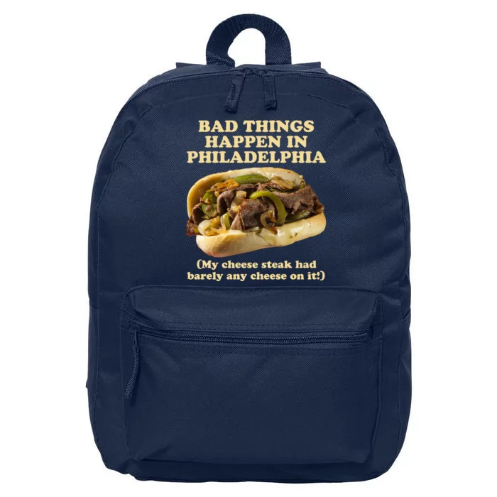 Bad Things Happen In Philadelphia 16 in Basic Backpack