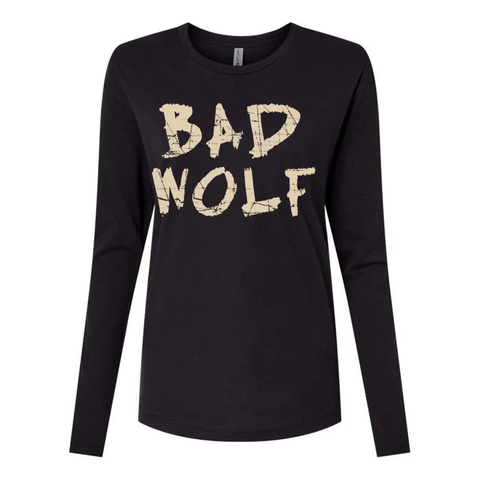 Bad Wolf Womens Cotton Relaxed Long Sleeve T-Shirt