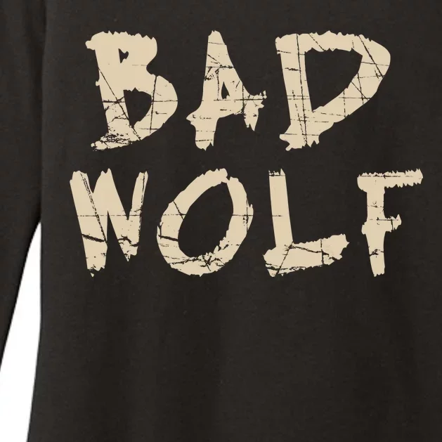 Bad Wolf Womens CVC Long Sleeve Shirt