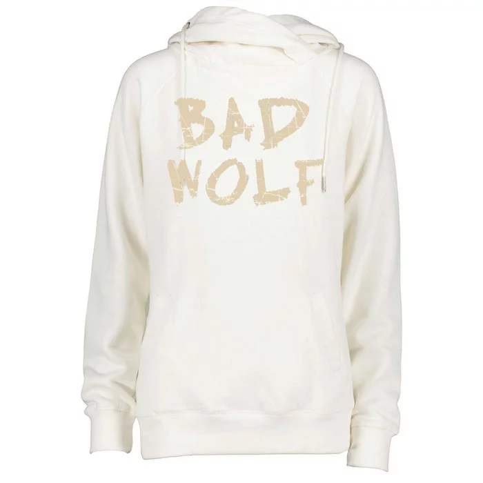 Bad Wolf Womens Funnel Neck Pullover Hood