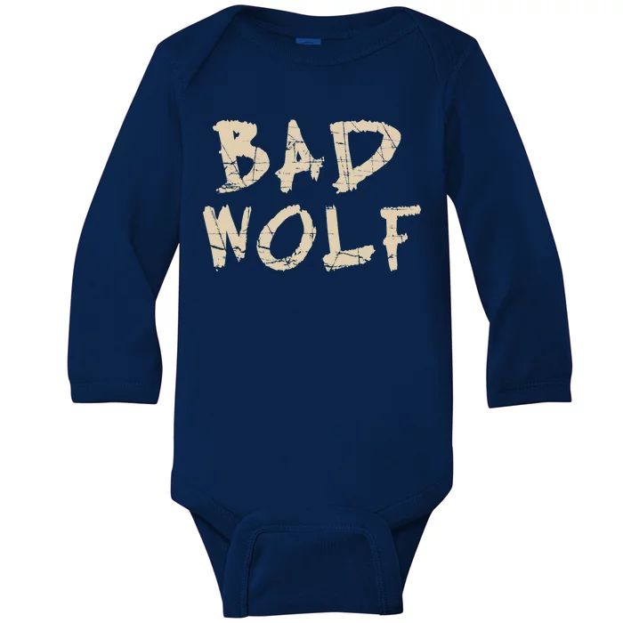 Bad Wolf Baby Long Sleeve Bodysuit