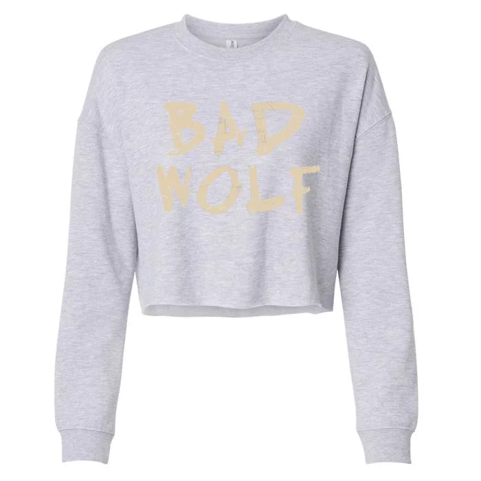 Bad Wolf Cropped Pullover Crew