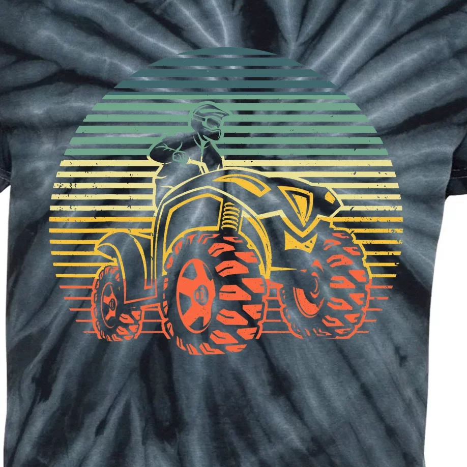 Best ATV Design For Adult Boys Girls 4 Wheeler ATV Quad Racing Kids Tie-Dye T-Shirt