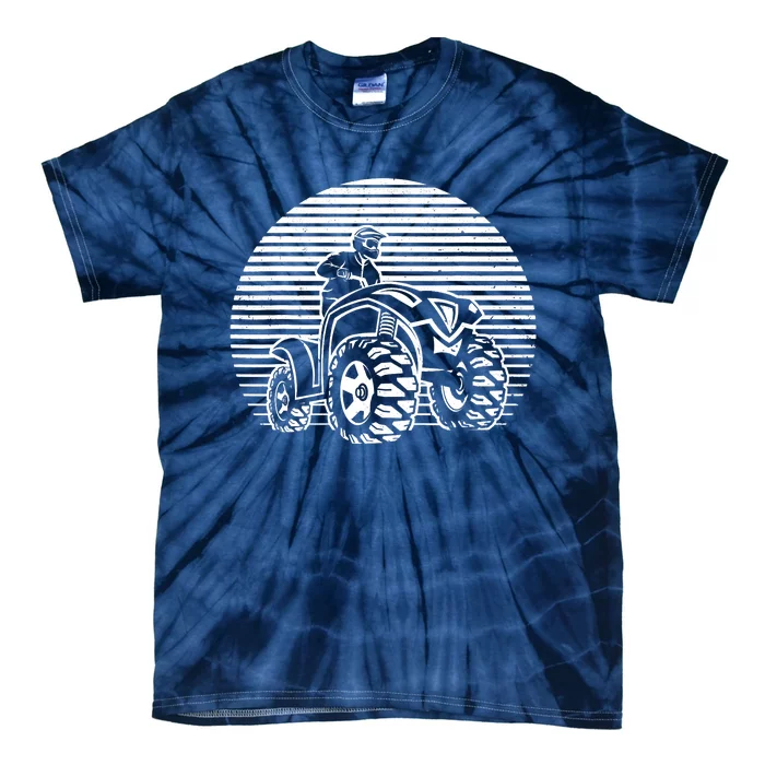 Best ATV Design 4 Wheeler ATV Quad Racing Tie-Dye T-Shirt