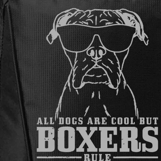 Boxer All Dogs Are Cool But Boxers Rule Funny City Backpack