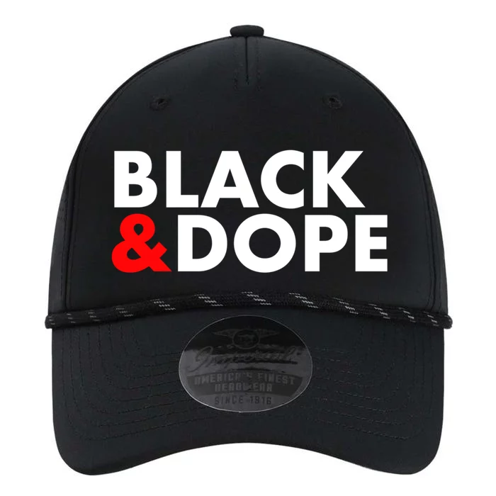 Black And Dope Great Gift Crafted For Black Culture Cool Gift Performance The Dyno Cap