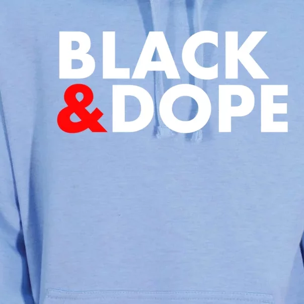 Black And Dope Great Gift Crafted For Black Culture Cool Gift Unisex Surf Hoodie