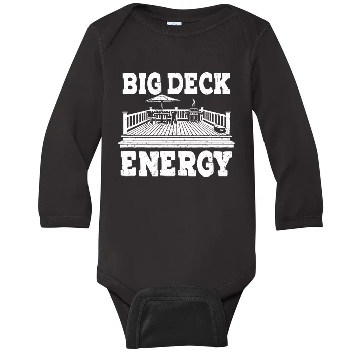 Big A Deck Energy Backyard Deck Patio Outdoor Energie Baby Long Sleeve Bodysuit