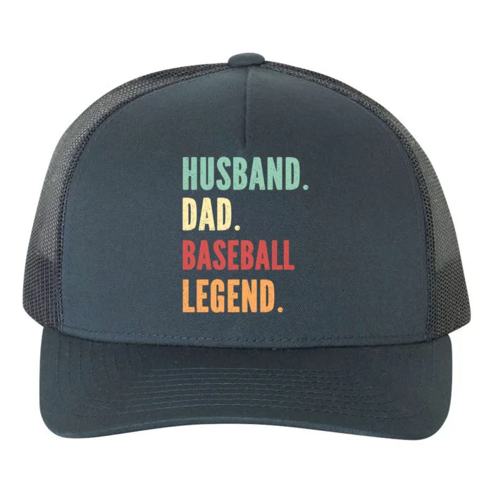 Baseball Athlete Dad Husband Father Gift Yupoong Adult 5-Panel Trucker Hat