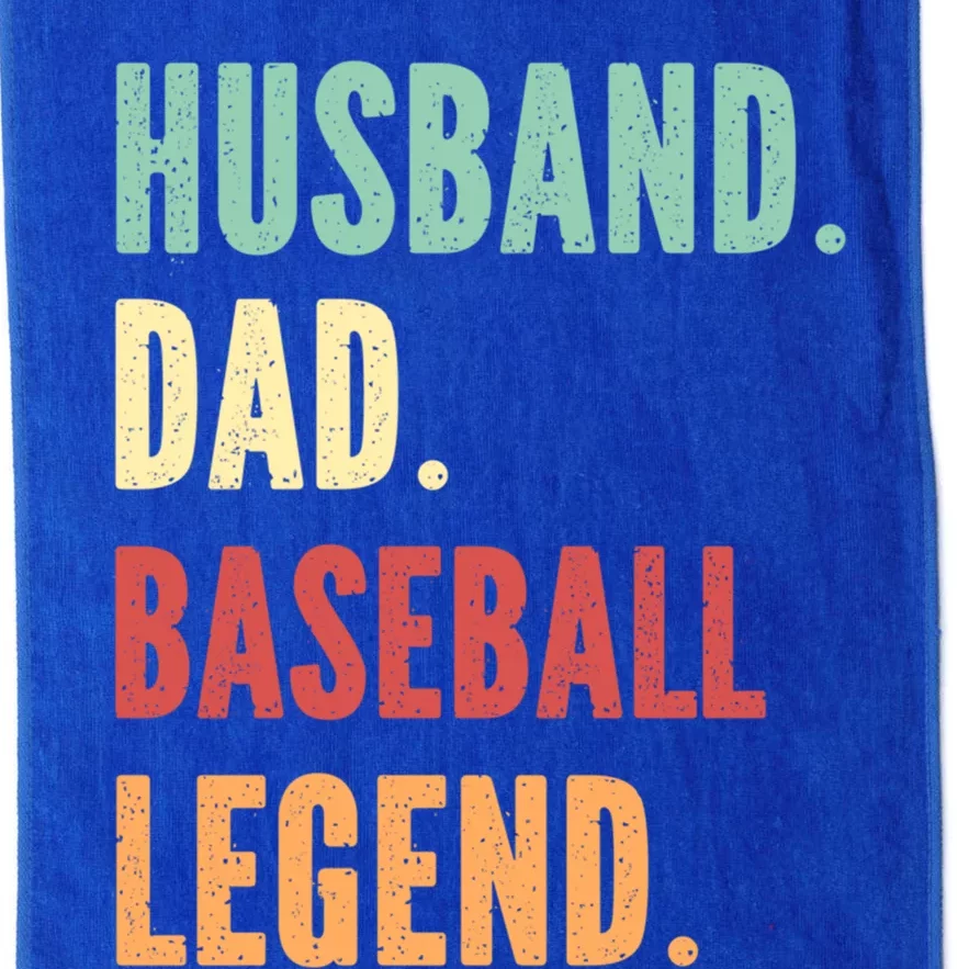 Baseball Athlete Dad Husband Father Gift Platinum Collection Golf Towel