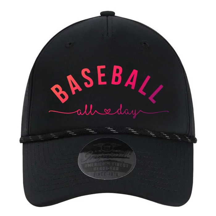 Baseball All Day Baseball Mom Gift Baseball Mom Gift Performance The Dyno Cap