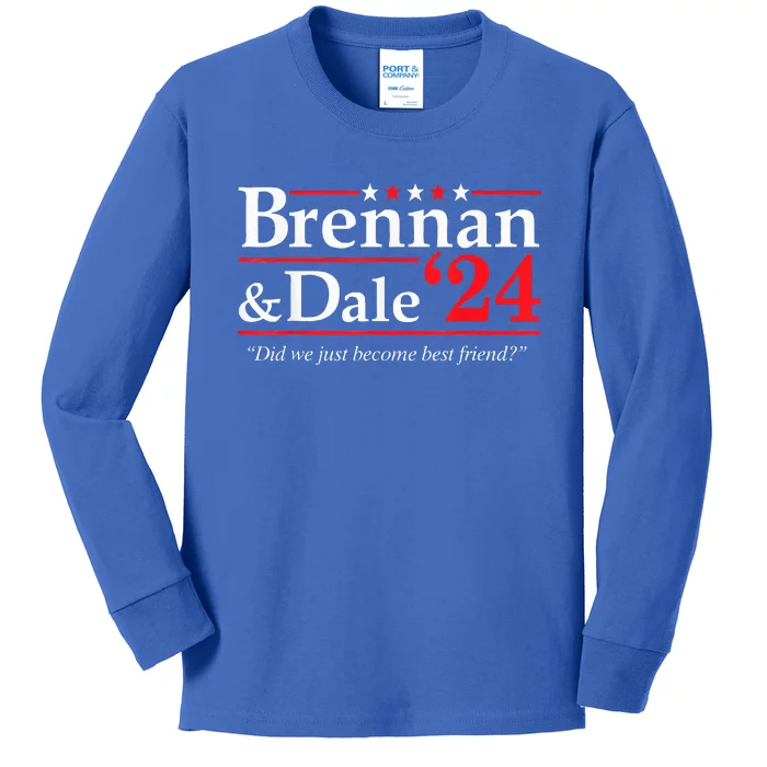 Brennan And Dale 2024 Election Kids Long Sleeve Shirt