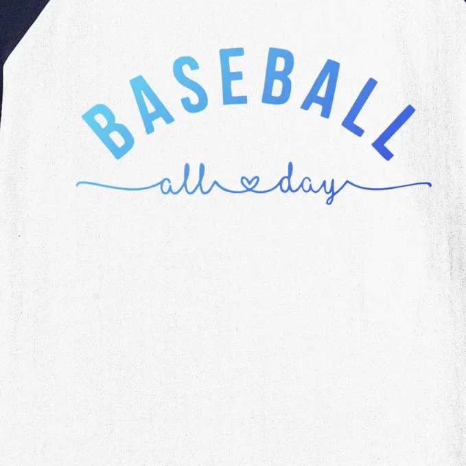 Baseball All Day Baseball Mom Gift Baseball Mom Gift Baseball Sleeve Shirt