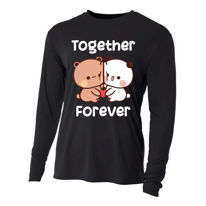 Bubu And Dudu Together Forever Lovers Cooling Performance Long Sleeve Crew