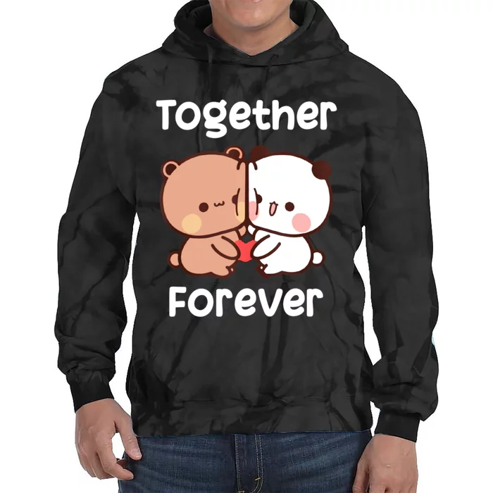 Bubu And Dudu Together Forever Lovers Tie Dye Hoodie