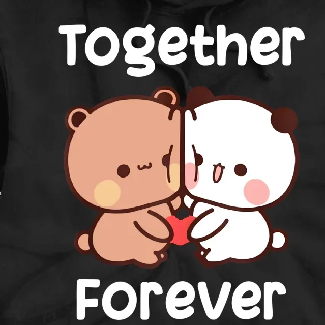 Bubu And Dudu Together Forever Lovers Tie Dye Hoodie