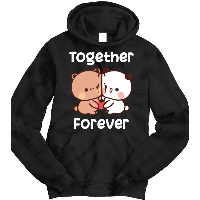 Bubu And Dudu Together Forever Lovers Tie Dye Hoodie