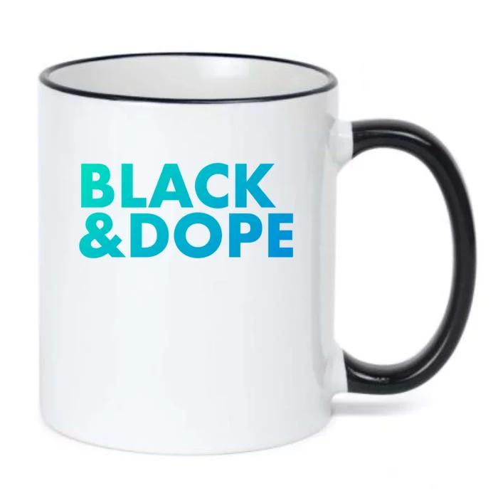 Black And Dope Great Gift Crafted For Black Culture Cool Gift Black Color Changing Mug