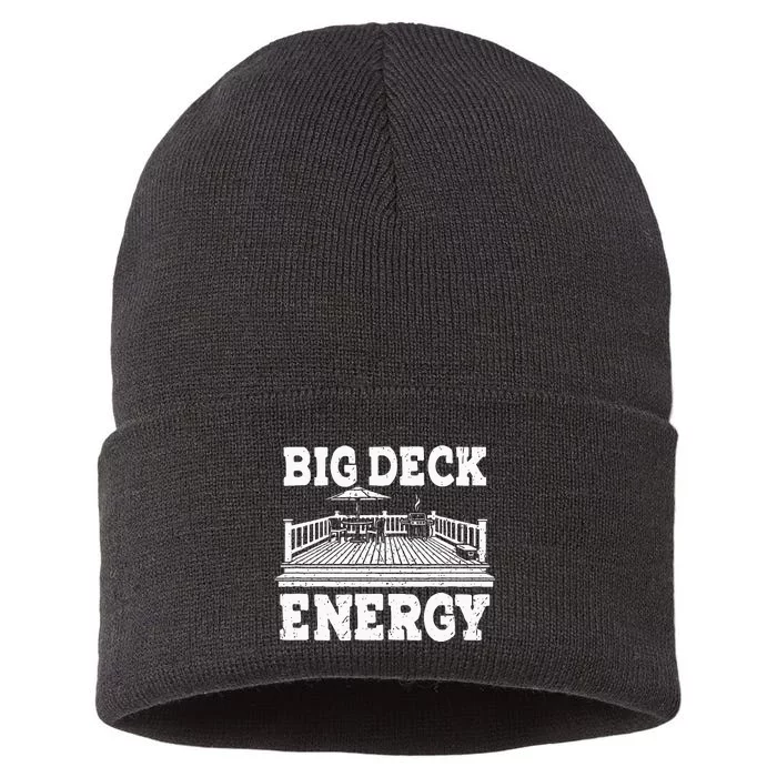 Big A Deck Energy Backyard Deck Patio Outdoor Energie Sustainable Knit Beanie