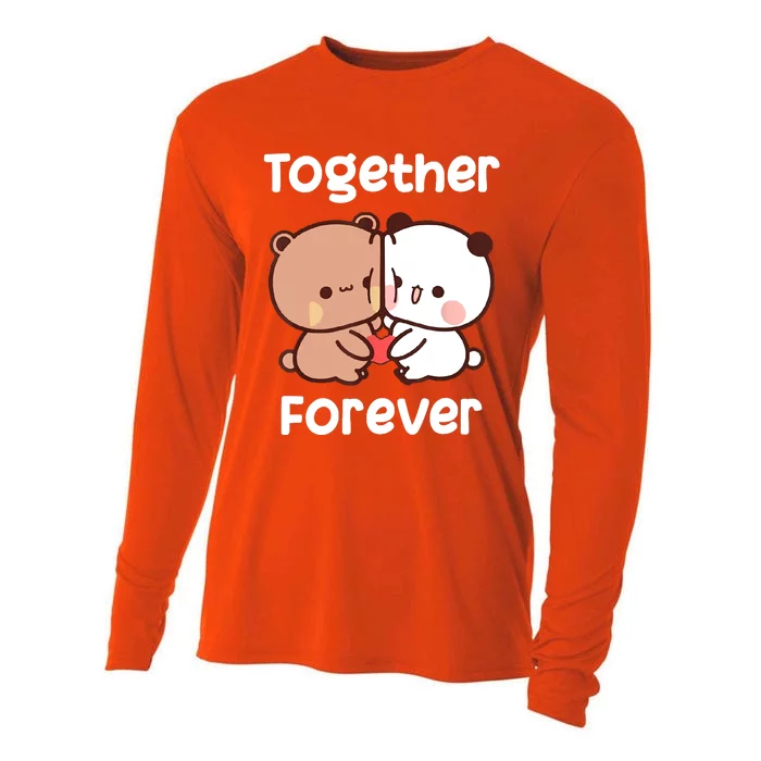 Bubu And Dudu Together Forever Lovers Cooling Performance Long Sleeve Crew