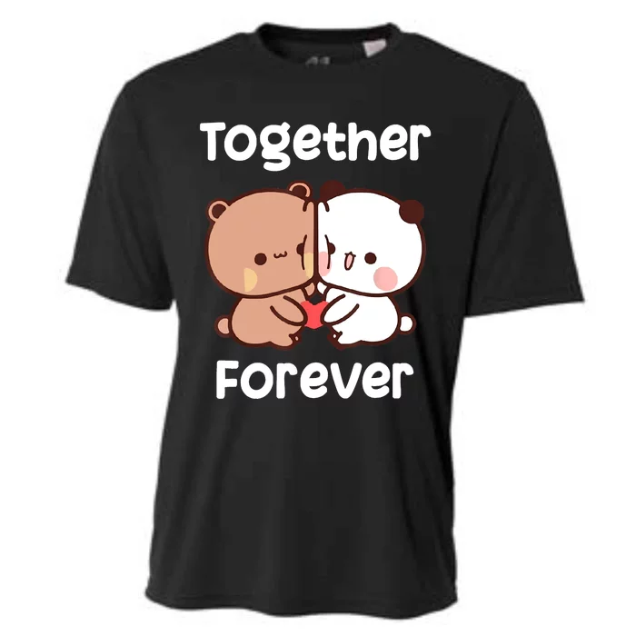 Bubu And Dudu Together Forever Lovers Cooling Performance Crew T-Shirt