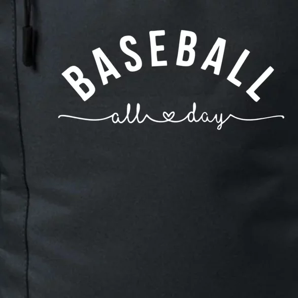 Baseball All Day Baseball Mom Gift Baseball Mom Gift Daily Commute Backpack