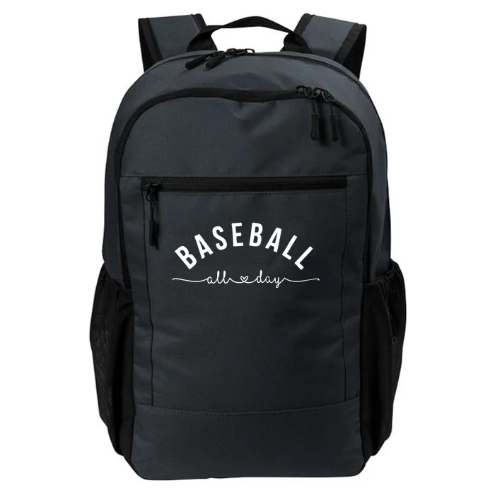 Baseball All Day Baseball Mom Gift Baseball Mom Gift Daily Commute Backpack