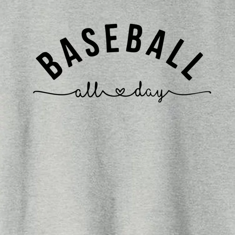 Baseball All Day Baseball Mom Gift Baseball Mom Gift Women's Crop Top Tee