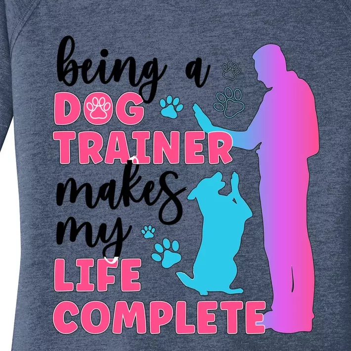 Being A Dog Trainer Dog Training Gift Women's Perfect Tri Tunic Long Sleeve Shirt