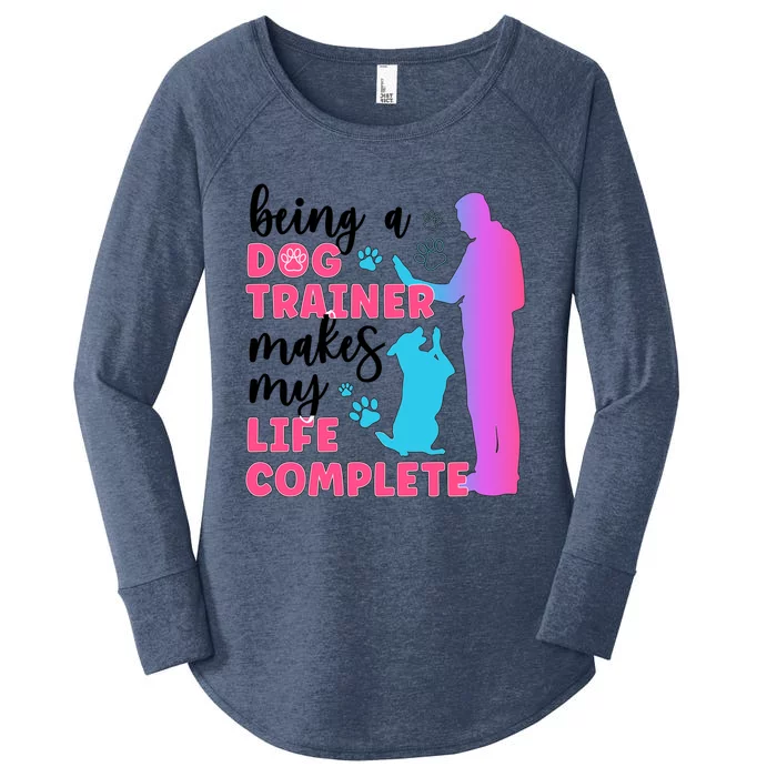 Being A Dog Trainer Dog Training Gift Women's Perfect Tri Tunic Long Sleeve Shirt