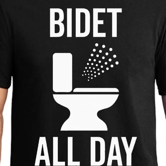 Bidet All Day Bidet Awareness For Good Toilet Health Pajama Set